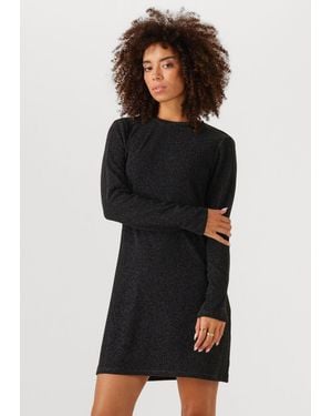 Object Damen Kleider Objfilipa L/S Re Short Dress - Schwarz