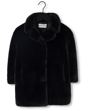 Stand Studio Teddy-Jacke Camille Cocoon Mini Coat Mädchen - Blau