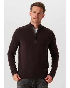 Butcher of Blue Herren Pullover & Cardigans Clifden Halfzip - Schwarz