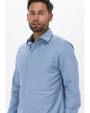 G-Star Casual-Oberhemd Secret Utility Reg Shirt Herren - Blau