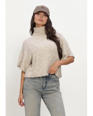 Minus Damen Pullover & Cardigans Msmargrethe Grs Rws Knit Vest - Natur