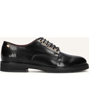 Fred De La Bretoniere Damen Schnürschuhe Paris Edor Lace-Up - Schwarz