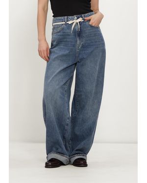 Catwalk Junkie Damen Jeans Baggy Fit Jeans - Blau