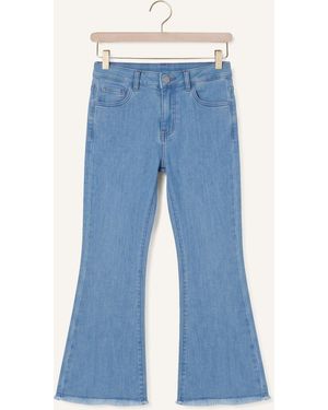Nixnut Mädchen Jeans Denim Flared - Blau