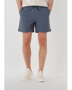Profuomo Herren Badehosen Swimshort Solid - Blau