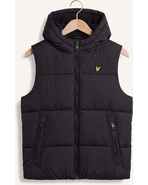 Lyle & Scott Jungen Jacken Fleece Lined Padded Gilet - Blau