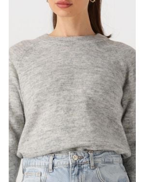 SELECTED Pullover Lulu Ls Knit O-Neck B Damen - Grau
