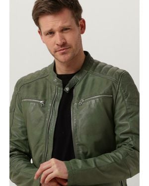 Goosecraft Lederjack Gc Jacket965 - Grün