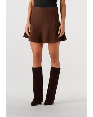 EDITED Damen Röcke Adalee Wool Knit Skirt - Schwarz