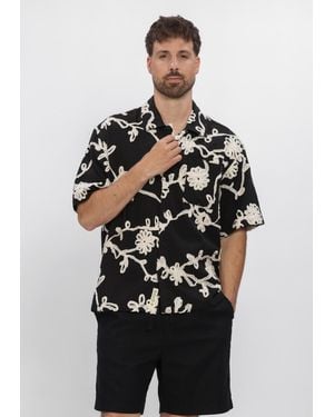Woodbird Herren Hemden Wbwang Bind Shirt - Mehrfarbig