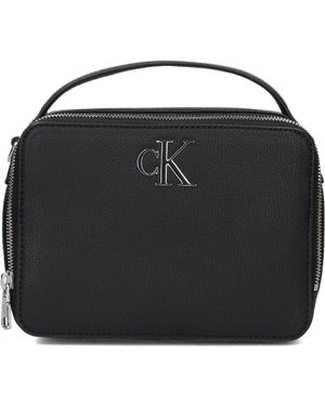 Calvin Klein Umhängetasche Minimal Monogram Camera Bag18 Damen - Schwarz