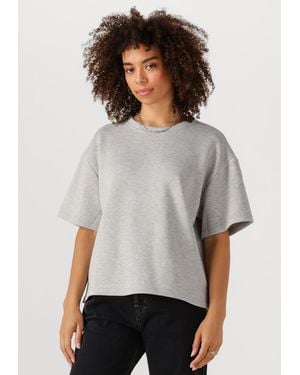 Object Damen Tops & T-Shirts Objandrea Re 2/4 T-Shirt - Grau