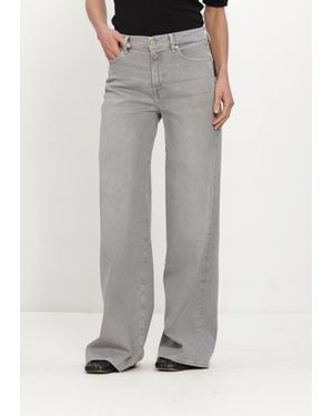 7 For All Mankind Damen Jeans Lotta Wash - Grau