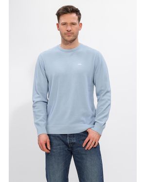Levi's Herren Pullover & Cardigans Lightweight Hm Sweater Rutabaga Pique - Blau