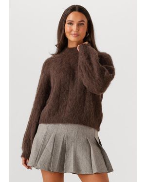 Another Label Damen Pullover & Cardigans Perla Knitted Pull - Braun
