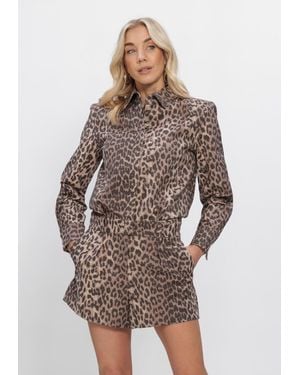 Josh V Damen Jumpsuits Lilae - Braun