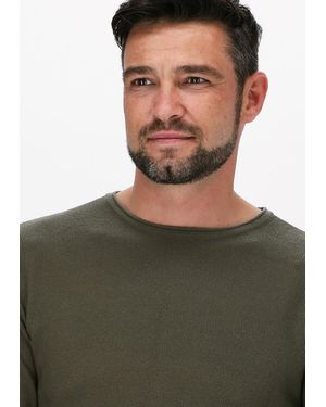 Kultivate Pullover Kn Melvin Herren - Grün