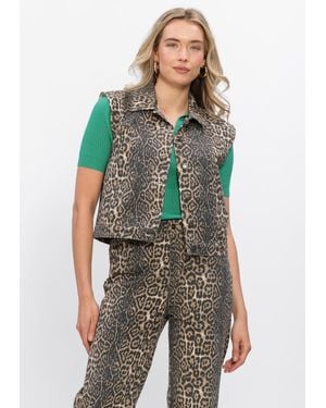 Ydence Damen Blazers Gilet Tara - Mehrfarbig