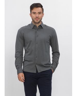 Dstrezzed Herren Hemden Ds_Blaze Shirt - Grau