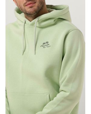 PUREWHITE Sweatshirt Hoodie With Chest Print - Grün