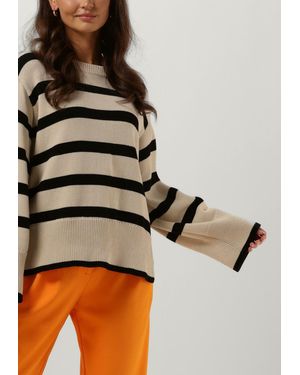 Modström Pullover Corbin Md Stripe O-Neck Damen - Grau