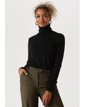 Another Label Damen Pullover & Cardigans Milla Knitted Pull - Schwarz