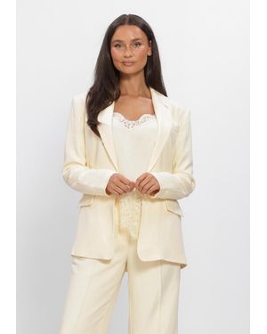 Second Female Damen Blazers Lino New Fit Blazer - Natur