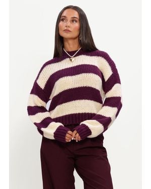 Ydence Damen Pullover & Cardigans Knitted Sweater Brianna - Rot