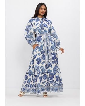 Dea Kudibal Damen Kleider Idaniadea Ns-Dress With Button Details - Blau