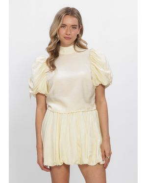 Studio Amaya Damen Blusen Dante Top - Natur