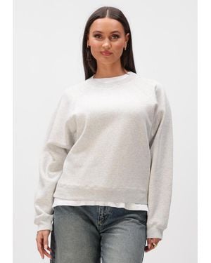 Catwalk Junkie Damen Pullover & Cardigans Graphic Sweater - Weiß