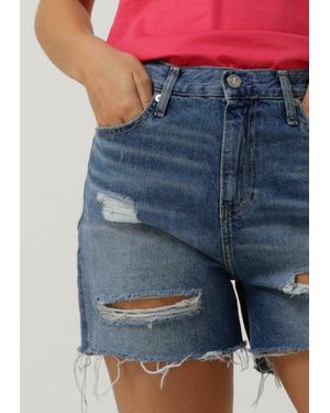 Calvin Klein Kurze Hose Mom Short - Blau