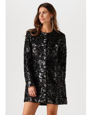 Second Female Damen Kleider Flakes Dress - Schwarz