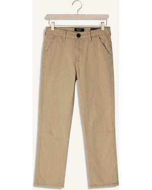 Rellix Jungen Hosen Straight Wide Chino Pants - Natur