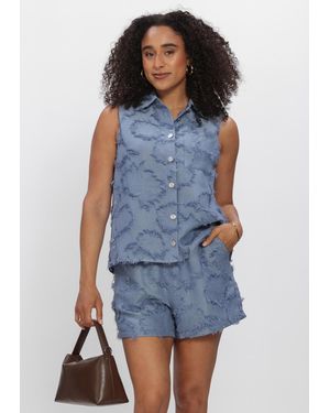 Studio Amaya Damen Blusen Storm Blouse - Blau