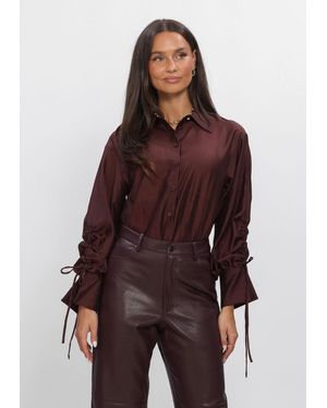 Aaiko Damen Blusen Marel Lyo 512 - Lila