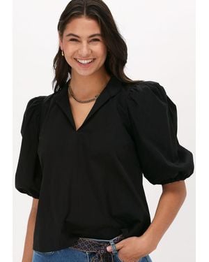 Notes Du Nord Bluse Brianna Top - Schwarz