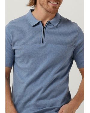 Saint Steve Polo-Shirt Gabriel Herren - Blau