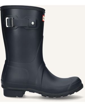 HUNTER Damen Stiefel Original Short - Blau