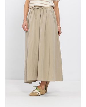Simplee Damen Röcke Skirt - Natur