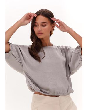 Just Female Bluse Rich Blouse Damen - Grau