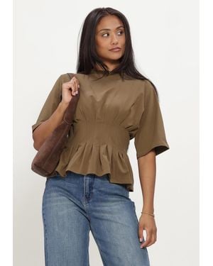 Gestuz Damen Blusen Gzinez Tee - Braun