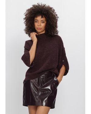 Dante6 Damen Pullover & Cardigans Mahani Cape Sweater - Rot