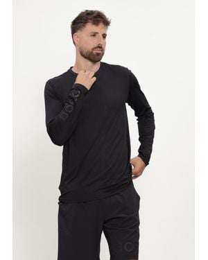 Björn Borg Herren Polos & T-Shirts Borg Long Sleeve T-Shirt - Blau