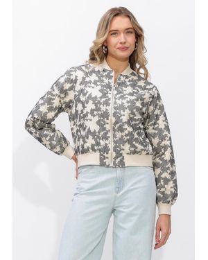 Nukus Damen Jacken Charlie Bomber Cross - Weiß