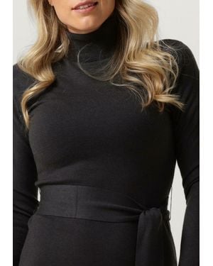 Simplee Midikleid Knit-Vis-Pl-Nyl-23-1 Damen - Schwarz
