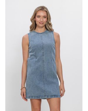 Modström Damen Kleider Vilmermd Dress - Blau