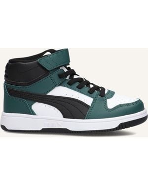 PUMA Jungen Sneaker Rebound Slam Mid Ac + Ps - Schwarz