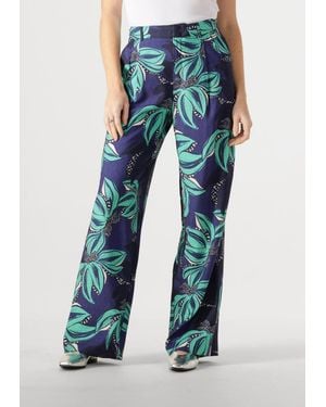 Pom Damen Hosen Pants - Blau