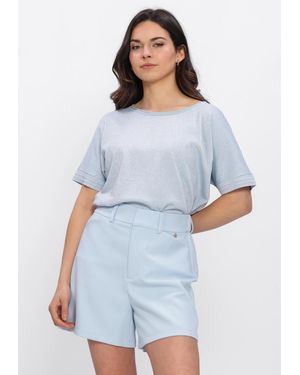Nukus Damen Tops & T-Shirts Wies Top Lurex - Weiß